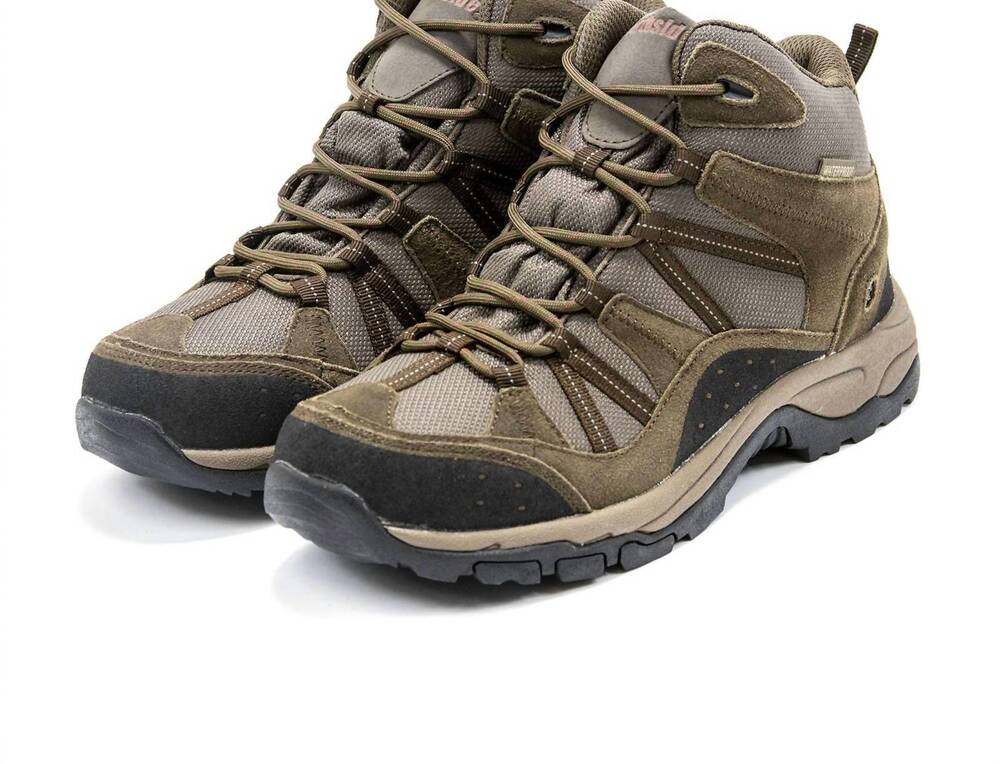 NEW NORTHSIDE men's freemont waterproof trail boots in bark - Picture 2 of 8